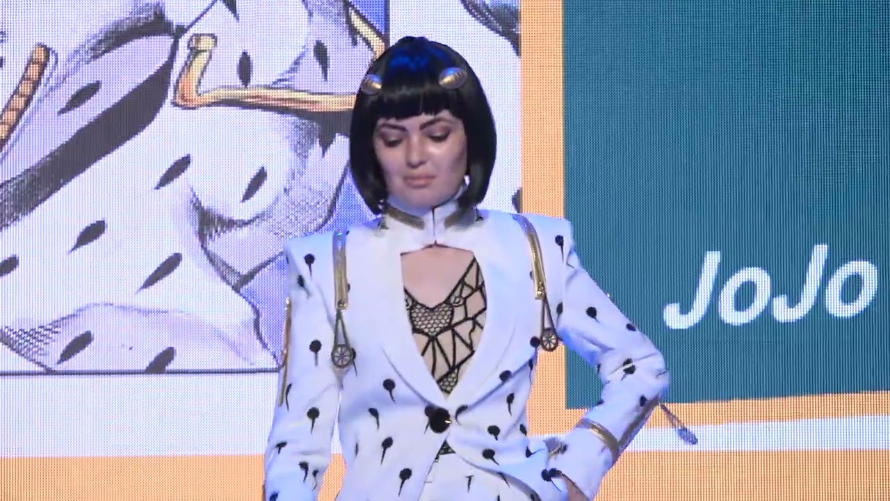 Cosplay defile-Himmelgrau-Bruno Buccellati-JoJo's Bizarre Adventure.  Golden Wind