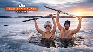Mit livs BEDSTE dukkert i -4°C | Vi prøver en issav fra Finland 🧊🥶