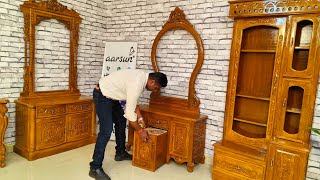 Classical Beauty Table Designs | Makeup Vanity | Dressing Table for Bedroom | Dressing Mirror Frame screenshot 5
