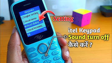 itel keypad phone voice setting off || How to turn off itel keypad voice