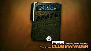 24 SCOUT Opening PES CLUB MANAGER screenshot 5