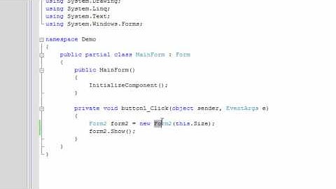 Passing Data To another Form (C# .NET)