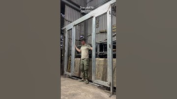 Cửa trượt quay 3 chốt tự động #tanphattai#cuatruotquay