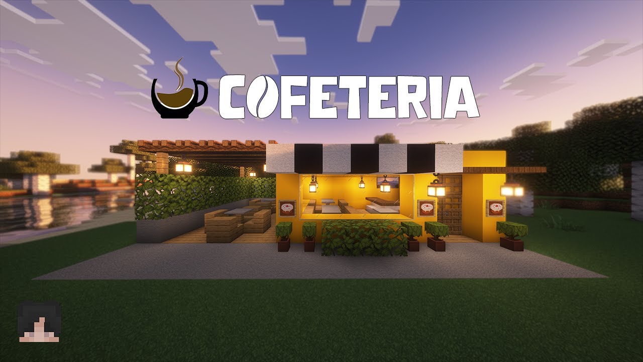 Minecraft How to build a Cafeteria YouTube