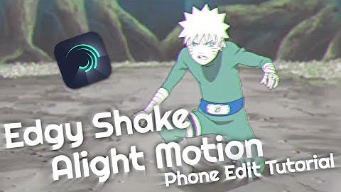 Tutorial Edgy shake on Alight Motion!