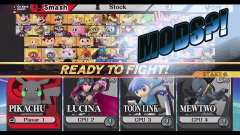 Super Smash Bros. for Wii U Mods: They have arrived! [SHOWCASE]