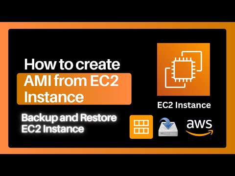 How to create AMI from EC2 Instance for EC2 instance Backup | AWS Tutorial