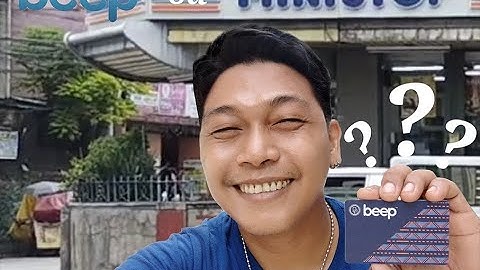 Reload your beep™ card in MiniStop