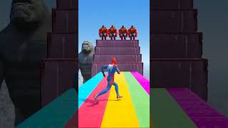 GTA 5 Epic Water Ragdolls Spiderman Jump/Fails Ep 230 #shorts