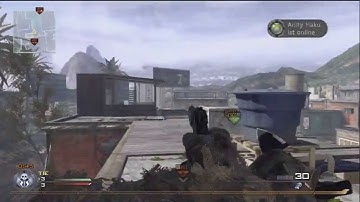 RIDICULOUSLY CLEAN TRICKSHOT ON FAVELA (MW2)