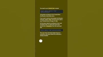 Importing .PEM certificates on Windows 7 on the command line #shorts