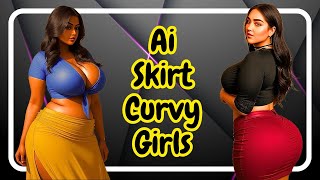 [Ai Lookbook] Ai Skirt | Beautiful Girl | Ai Plus Size | Ai Curvy | Ai Plus Size Model | Ai Models