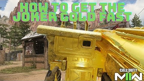 HOW TO GET "JOKR" GOLD FAST in MW2!🔥 (JOKR Camo Guide MW2)
