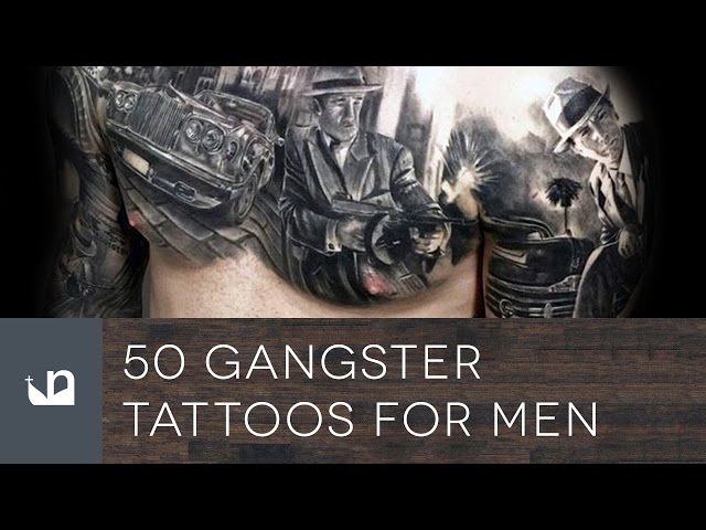 gangster tattoo designs for men