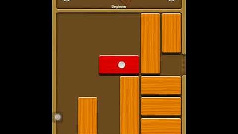 Unblock me free solutions beginner level 4 ( android and ios app solutions all levels )