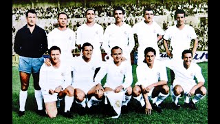 1955 - 1956. La Primera Copa de Europa. Final en Paris contra el Stade Reims. REAL MADRID Campeón