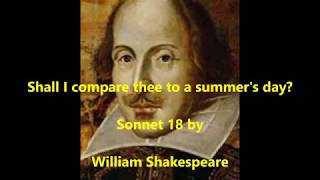 William Shakespeare "Shall I compare thee to a summer's day?" screenshot 4
