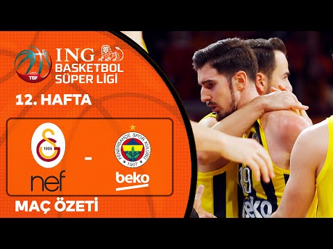 Derbide Zafer Fenerbahçe'nin! | BSL 12. Hafta Özet | Galatasaray Nef 76-86 Fenerbahçe Beko