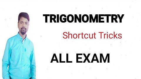 TRIGONOMETRY || SHORTCUT TRICKS