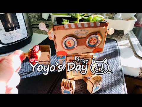 ENG] 在家的Vlog Vol.9｜Mashed Dumpling over Rice｜Daiso Pick Up｜Joy-con Repair｜大創提貨｜南瓜粥｜餃子蓋澆飯｜修理搖桿｜踏青