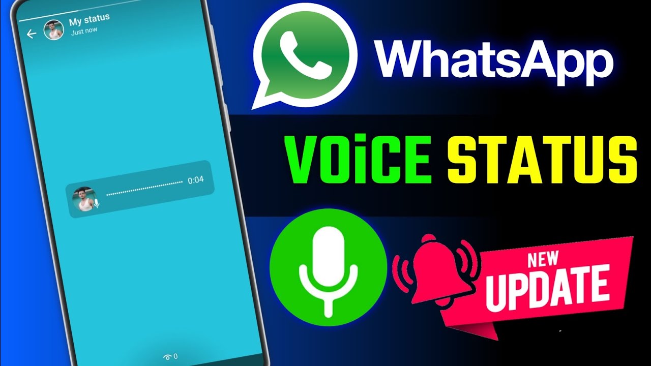 WhatsApp voice status | voice status update 2023 | whatsapp voice status update