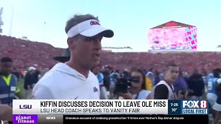 Lane Kiffin discusses Ole Miss recruitment struggles in Vanity Fair article