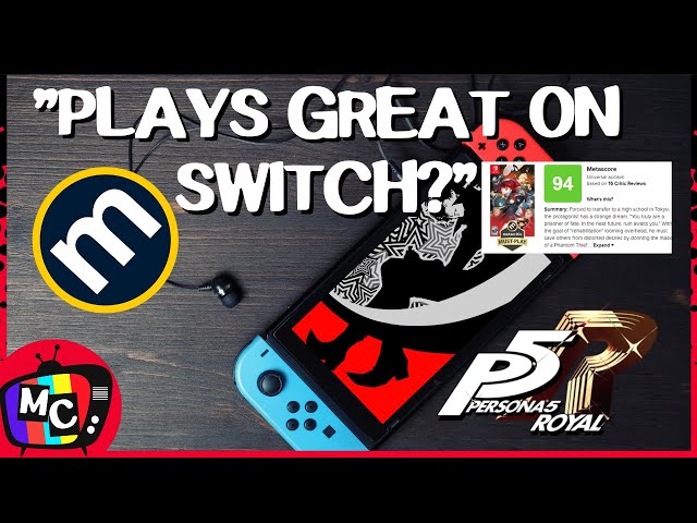 Persona 5 royal plays great on switch? - Metacritic review overview! 