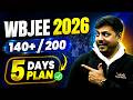 WBJEE 2026 : LAST 5 DAYS STRATEGY🔥| Harsh Sir