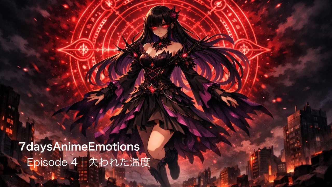 【Day4】失われた温度｜7days Anime Emotions｜Dark Metal Anime