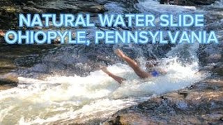 Natural Water Slide Experience!!!! | Waterfalls at Ohiopyle | Pennsylvania, USA