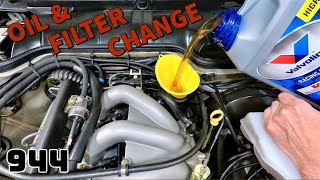 Porsche 944 – Engine Oil & Filter Change Tutorial