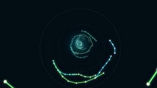 10 Hour Bioluminescent Algae Flow in Motion Background With Swirling Lines and Lights Algae