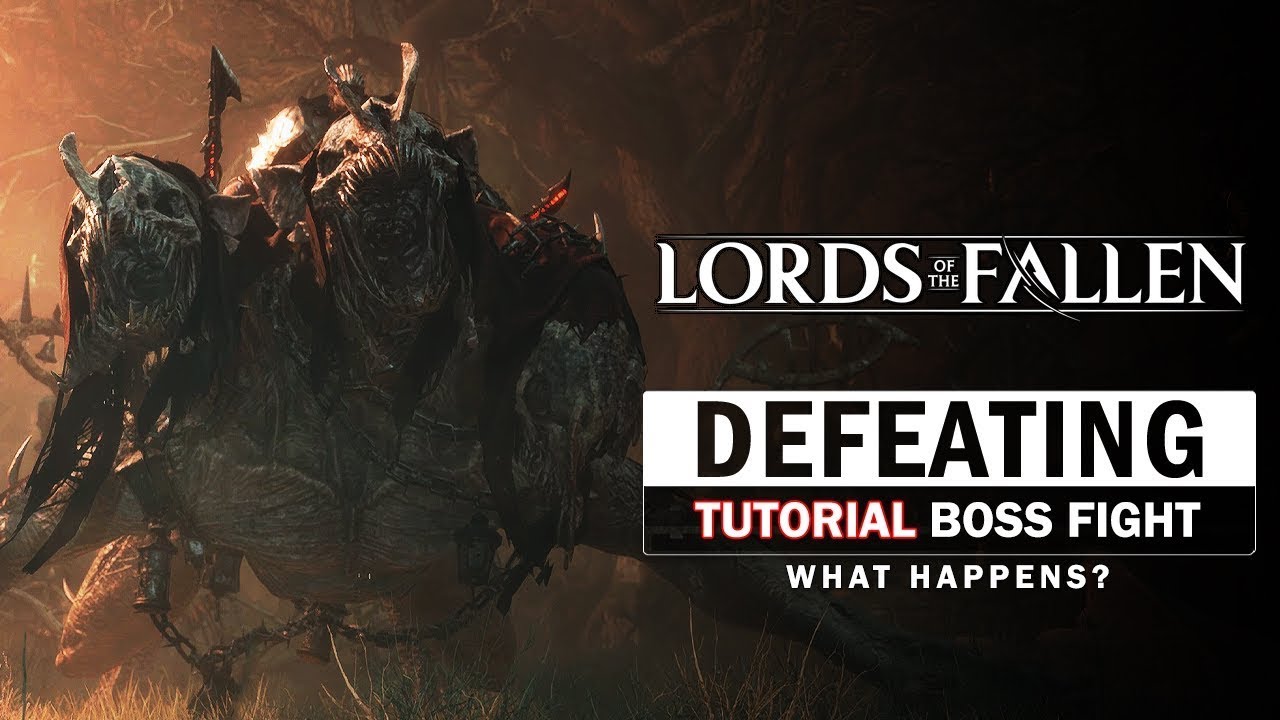 Lords of the Fallen | beating the Tutorial boss - YouTube