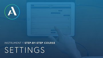 9 of 10 – Settings – Artiphon INSTRUMENT 1 Step-By-Step Course
