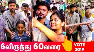 Vijay Wins People's Heart During Election | Thalapathy Voting Video | Lok Sabha 2019