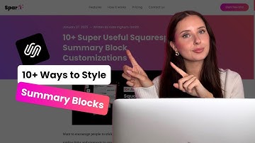 Squarespace Summary Blocks: 10+ Ways to Style Them (Code & No-Code)