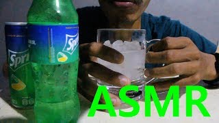 Asmr Minuman Soda Sprite Pakai Es Batu