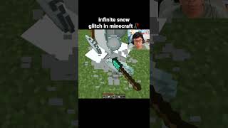 Minecraft Infinite Snow Glitch Moment