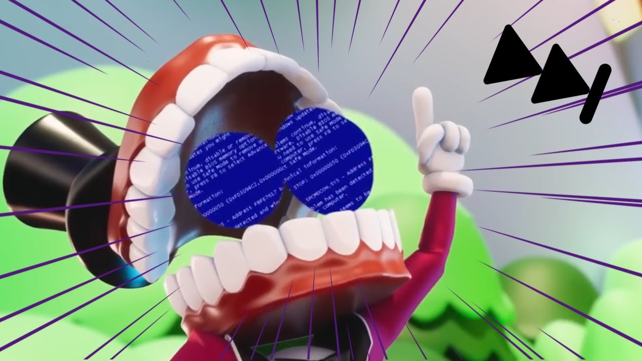 TADC EP 1 but every time they say a character's name it gets faster ...