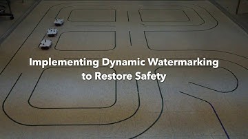 Securing a Prototypical Automated Vehicle Platoon from Replay Attacks Using Dynamic Watermarking