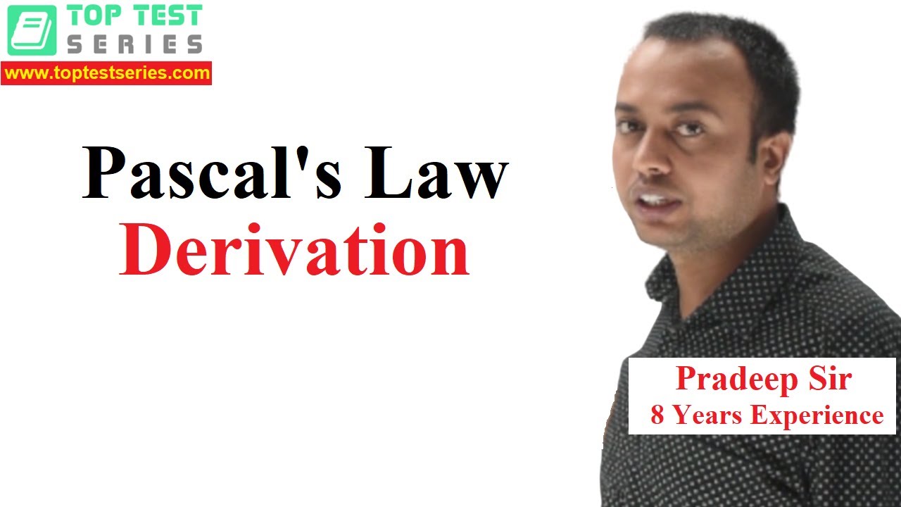 Pascal s Law Derivation In Hindi Pascal Law Fluid Mechanics YouTube