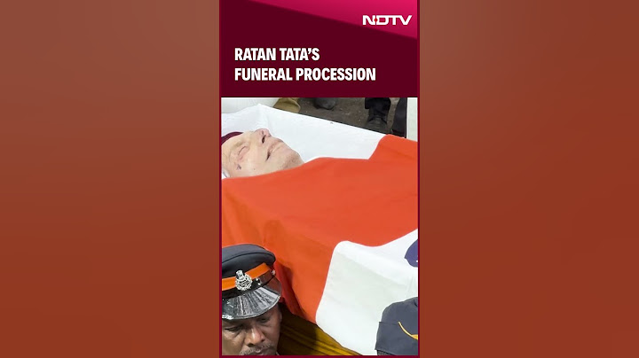 Ratan Tata Funeral | Ratan Tata's Funeral Procession, Cremation With State Honours Soon