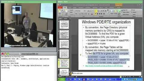 OpenSecurityTraining Intermediate Intel x86 (day 2 part 2)