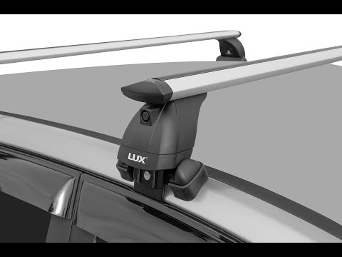 Установка багажника LUX с опорой БК 3 за дверной проем, инструкция по установке