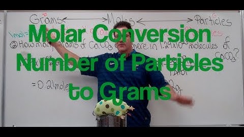 Molar Conversions: Number of Particles to Grams