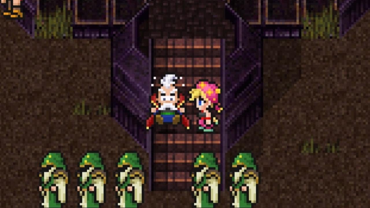 Relm talks sense into Strago (Final Fantasy VI: Pixel Remaster)