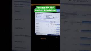 Amazon UK  FBA Product Research Breakdown. 👇Organic rank + search volume explained simply