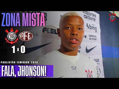 "O GRAMADO NÃO TÁ BOM": JHONSON DESABAFA APÓS VITÓRIA DO CORINTHIANS