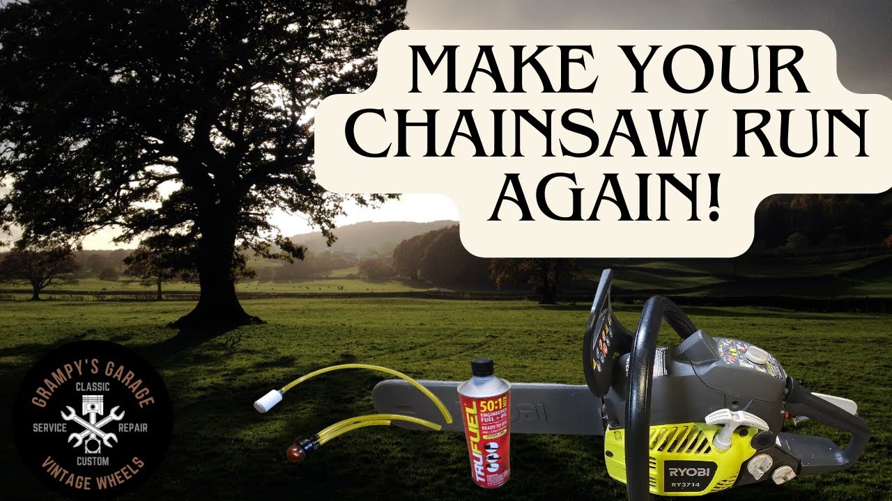 Chainsaw Fuel Line Replacement - YouTube