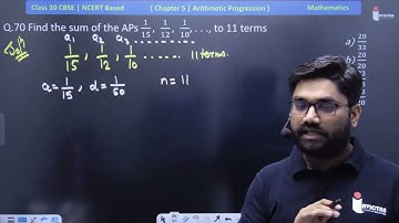 Find the sum of the APs 1/15,   1/12,   1/10, . . ., to 11 terms